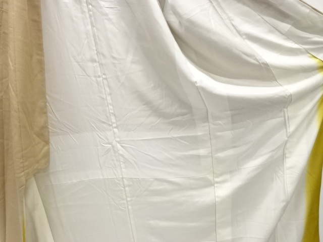  波に家屋模様江戸小紋訪問着